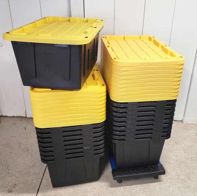 20-tote package, stacked and ready — click for details
